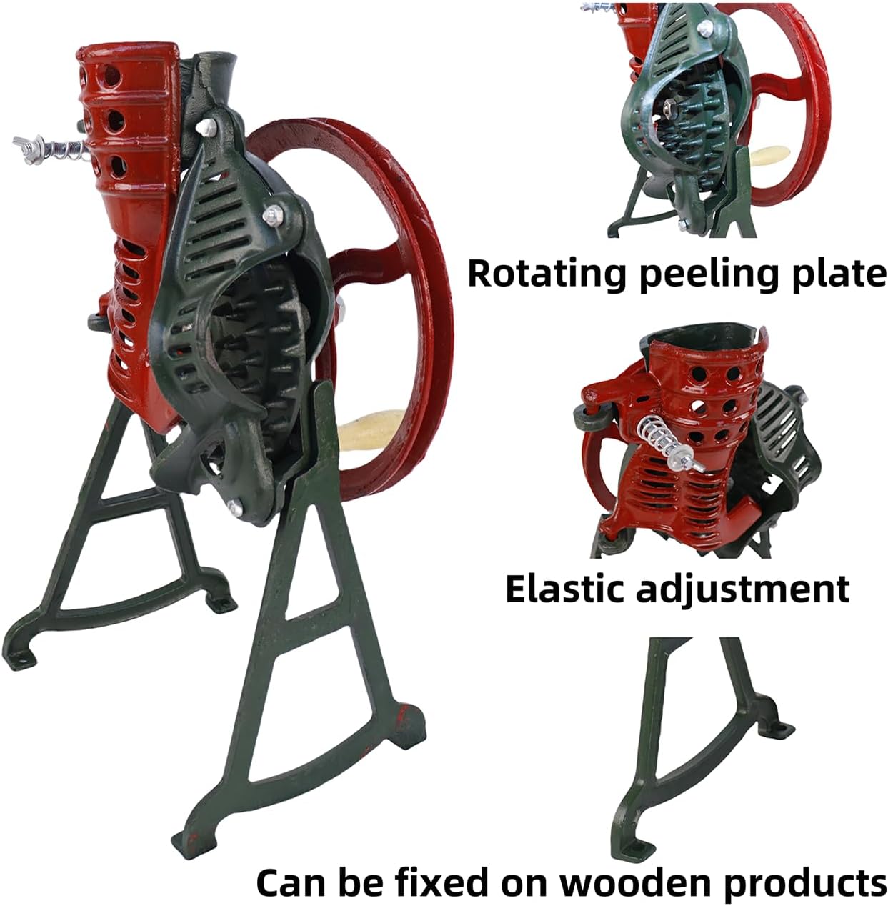 Corn Sheller Heavy Duty Shelling Machine Corn Sheller Machine Walnut Farm Corn Thresher Corn Thresher Tool Can be Connected to an Electric Crawler Cast Iron Manual Thresher for Dry Corn