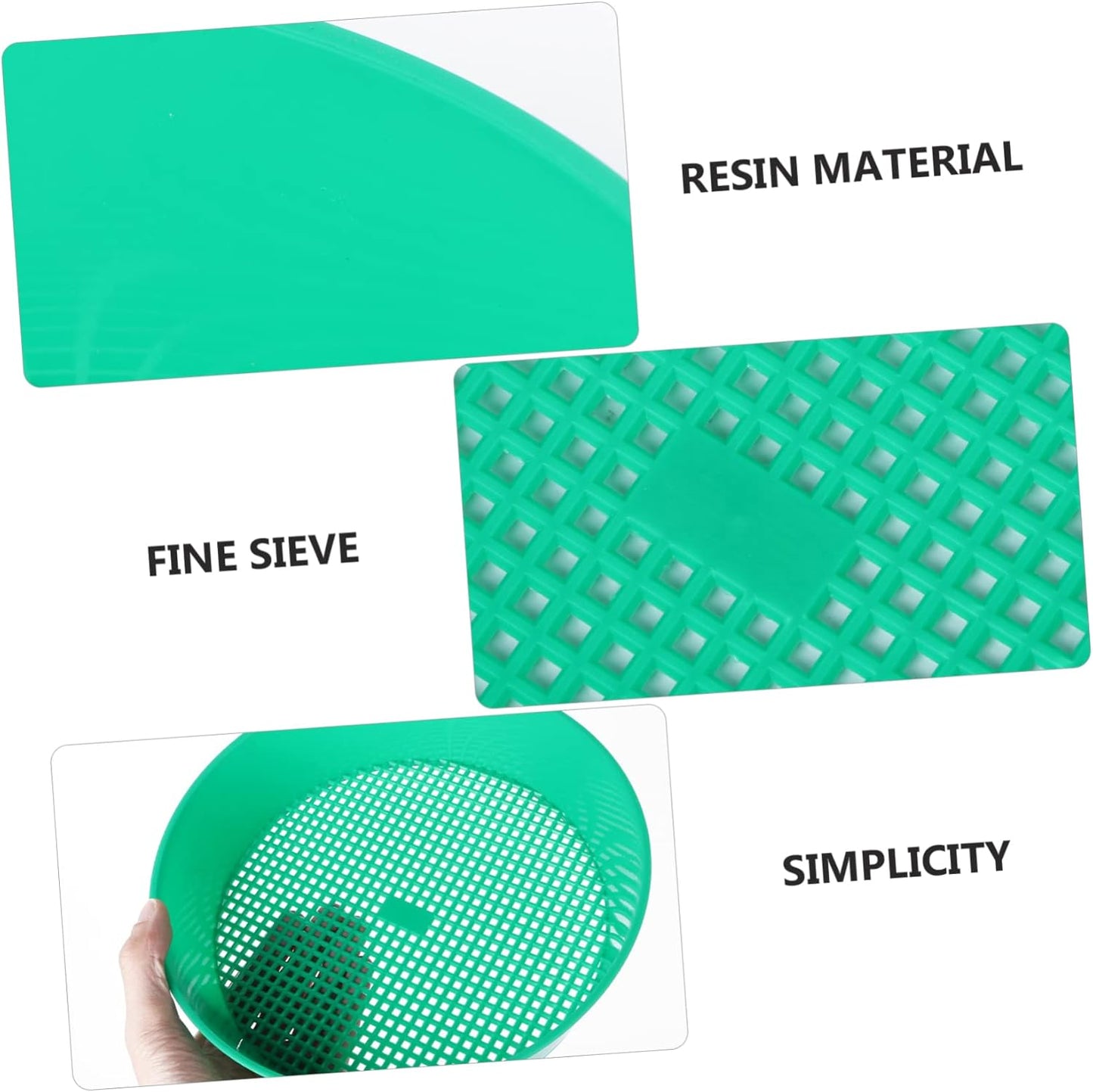 Bonsai Tools DIY Tools Mining Sand Sifter Mesh Filter Sifter Plastic Sand Grader Dispenser Gardening Supplies Stone Riddle Plastic Sieve Light