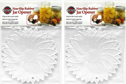 NORPRO Non-Slip Rubber Jar Opener, 1 EA, White