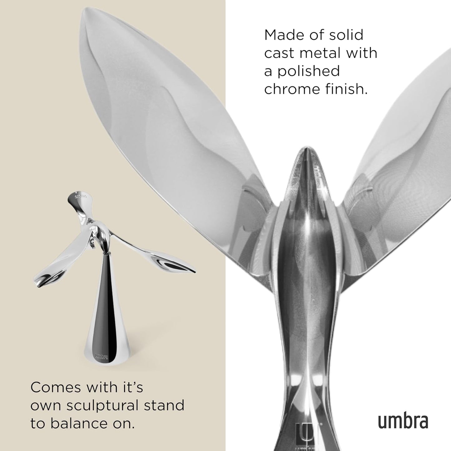 Umbra Rodeo Buddy Bottle Opener with Stand, Chrome