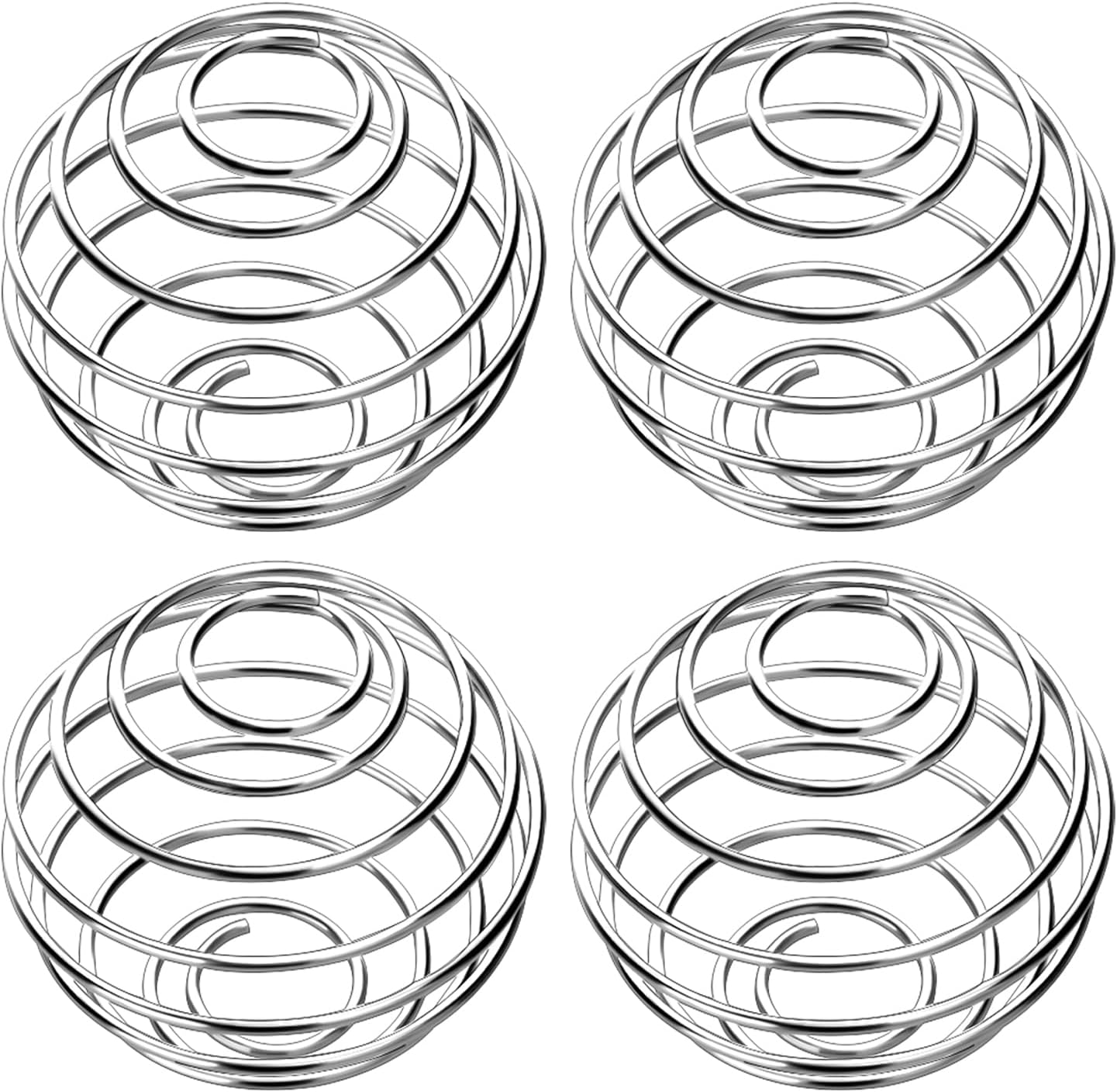 4 Pcs 1.3Inch Small Size Shaker Balls for Protein Shakes,Milkshake and Salad Dressing,304 Stainless Steel Shaker Ball (4, 1.3 Inch)