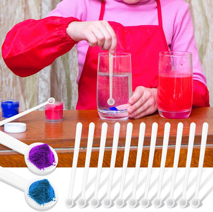 Mini Measuring Spoons - 36 Pieces, 1.2 ml, Tiny & Micro Size, Tools for Cosmetics, Medicines, Spices & Powders