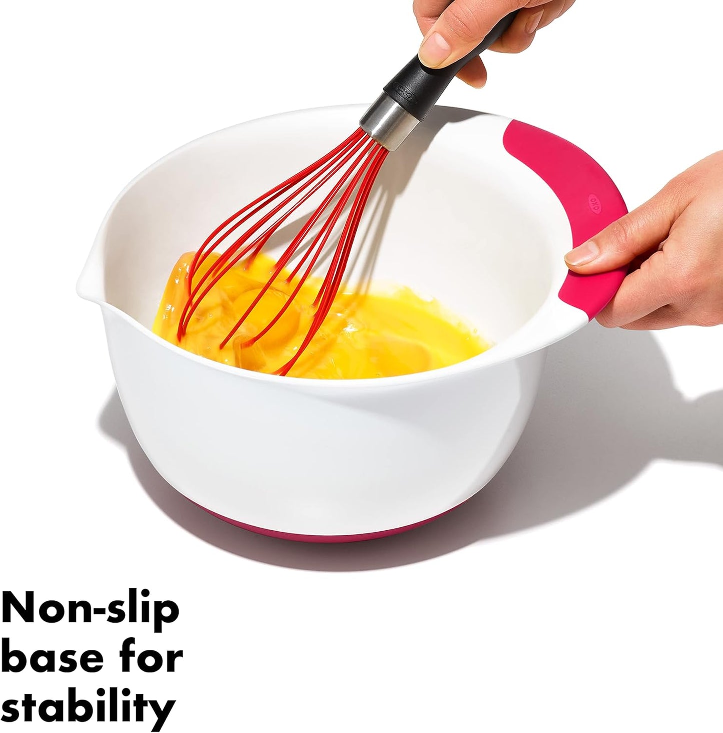 OXO Good Grips 3-Piece Plastic Mixing Bowl Set - Cadet Blue, Tower Gray, Jade, Small, Medium, Large