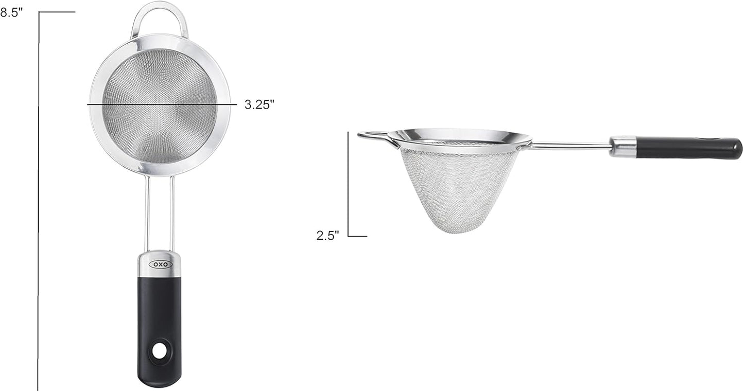 OXO Fine Mesh Cocktail Strainer, Stainless Steel