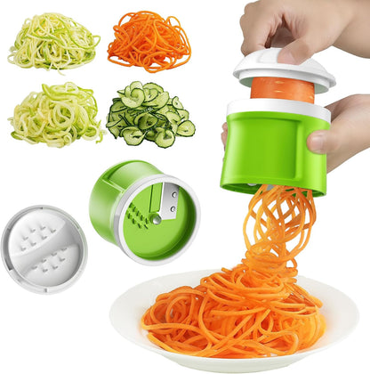 Safe Mandoline Slicer for Kitchen, 6 in 1 Vegetable Chopper, French Fry Cutter For Potatoes, Potato Slicer,Food Chopper,Adjustable Thickness 0.1-8 mm, With Peeler/Cleaning Brush (Black)