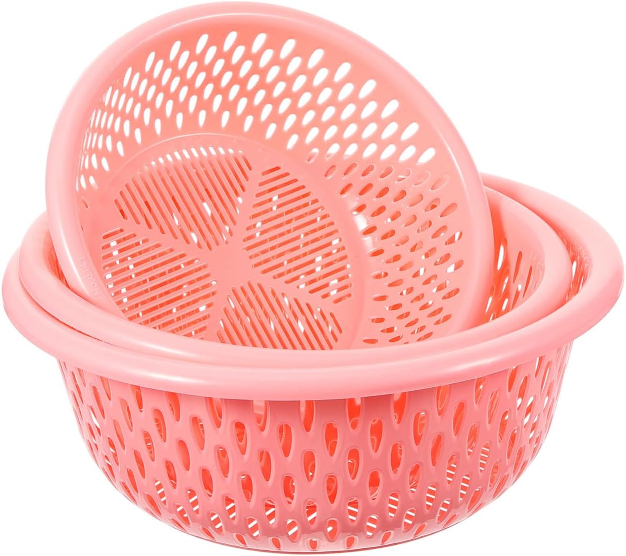 3-piece Sink Colander Strainer Basket Set Draining Basket for Food over Sink Colander Random Color