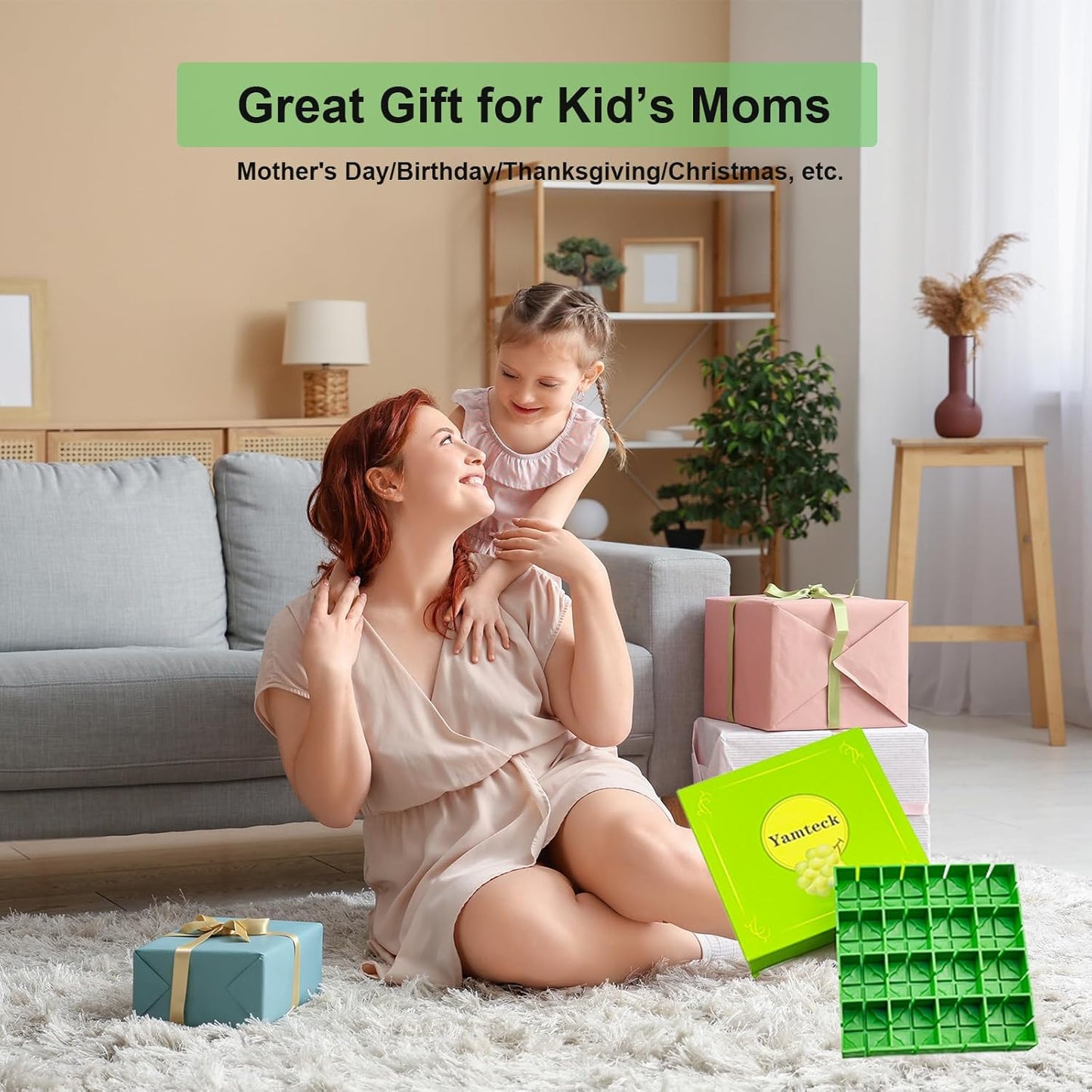 Grapes Cherry Tomatoes Cutter Slicer Half or Quarter Cutting 16Pcs at a Time, Food Grade Material, Dishwasher Safe, Fruit Container Holder Cutter for Salad Kids Baby Toddlers' Snacks