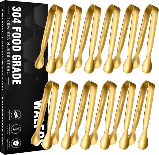Walfos Silicone Tongs for Cooking - Heat Resistant kitchen tongs for Salad,Cooking, Grilling,Stainless Steel and BPA Free Silicone Tips set of 3 (7" 9" and 12 inch)