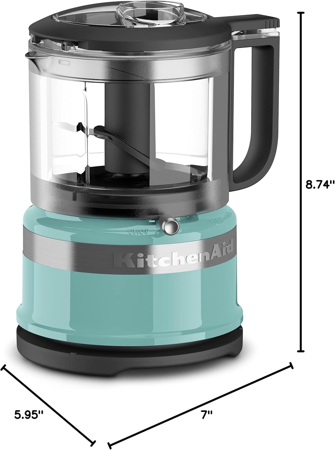 KitchenAid 3.5 Cup Food Chopper KFC3516CU, Contour Silver
