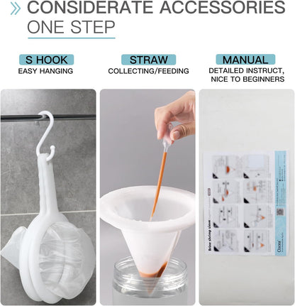 Baby Brine Shrimp Sieve 80 Mesh 200 Mesh kit for Brine Shrimp Hatchery