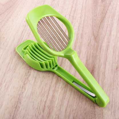 Leadigol Stainless Steel Egg Slicer Boiled Egg Cutter Handheld Mushroom Kiwi Divider Tomato Cutter Egg Split Device Home Kitchen Bar Tool Multi-purpose Slicing Mould