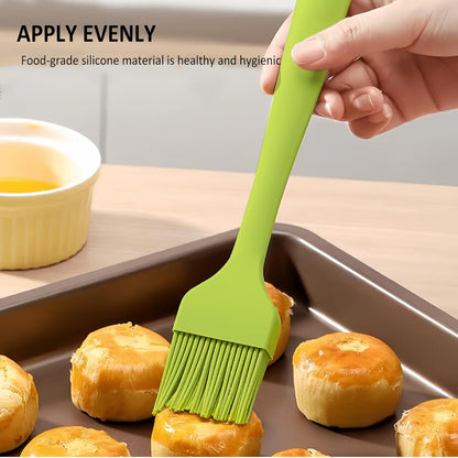 NileHome 600°F Heat Resistant Silicone Basting Brushes, Cooking Brushes for Food BPA Free Pastry Brush Spread Oil Butter Sauce for BBQ Grill Baking Kitchen Cooking Dishwasher Safe(4 Pack)