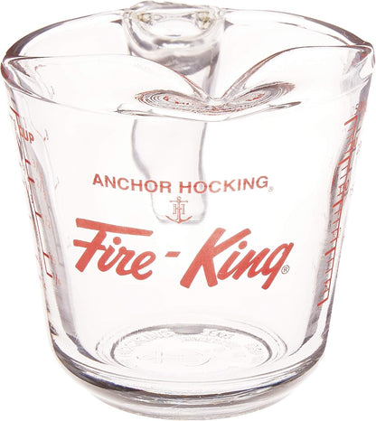 Anchor Hocking 2 Piece Glass Measuring Cup Set