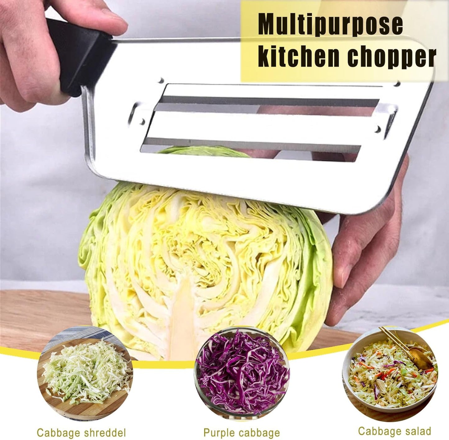 Lettuce Shredder Cabbage Veggie Peeler Shredder Chopper Handheld for Kitchen Vegetable Slicer