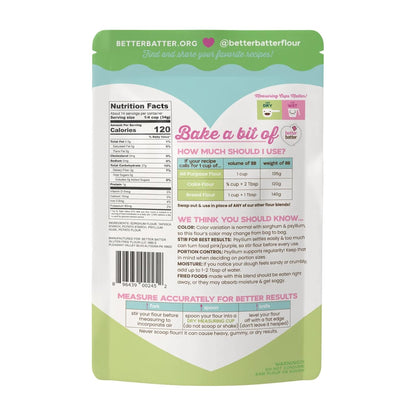 Better Batter Original Blend Multipurpose Gluten Free Flour 2.5lb – Certified GFCO, Vegan, Kosher, Non-GMO – Top 9 Allergen Free, Award Winning Cup-for-Cup Baking Alternative to Regular Wheat Flour