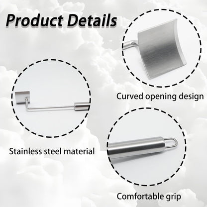 26cm/10.24inch Silver Stainless Steel Corn Cutter With Hanging Hole, Corn Stripping Tool to Cut off the Cob for Kitchen Use, Peeler Corns On the Cob Kitchen Gadgets