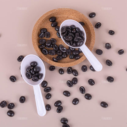 AUEAR, 5 Pack Tablespoon Coffee Scoop Plastic Measuring for Milk Powder Fruit Seed Spices