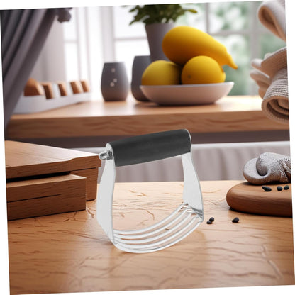 SHOWERORO Heavy Duty Pastry Cutter for Baking Dough Blender Stainless Steel Butter Scraper Flour Mixing Tool