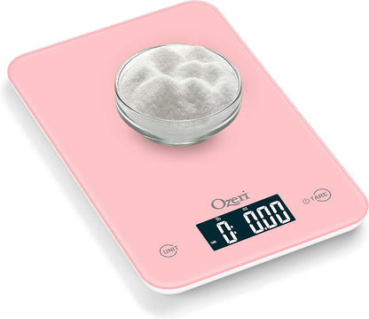 Ozeri Touch Professional Digital Kitchen Scale (12 lbs Edition), Tempered Glass in Elegant Black