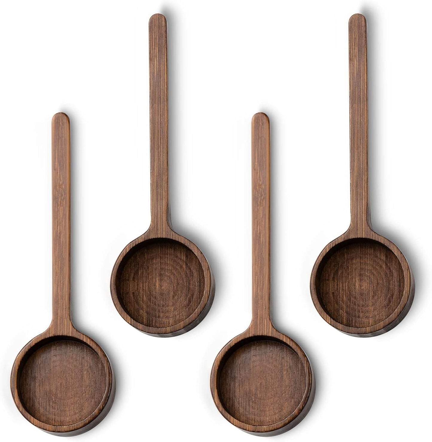 Bamboo Coffee Scoop Long Handle 10g Measuring Scoop for Deep Jars and Containers