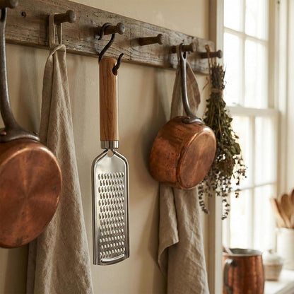 JJUNW Stainless Steel Cheese Grater, Cheese Grater Handheld, Kitchen-Grater Zester-Grater for Parmesan Lemon Ginger Nutmeg Potato Chocolate and Garlic