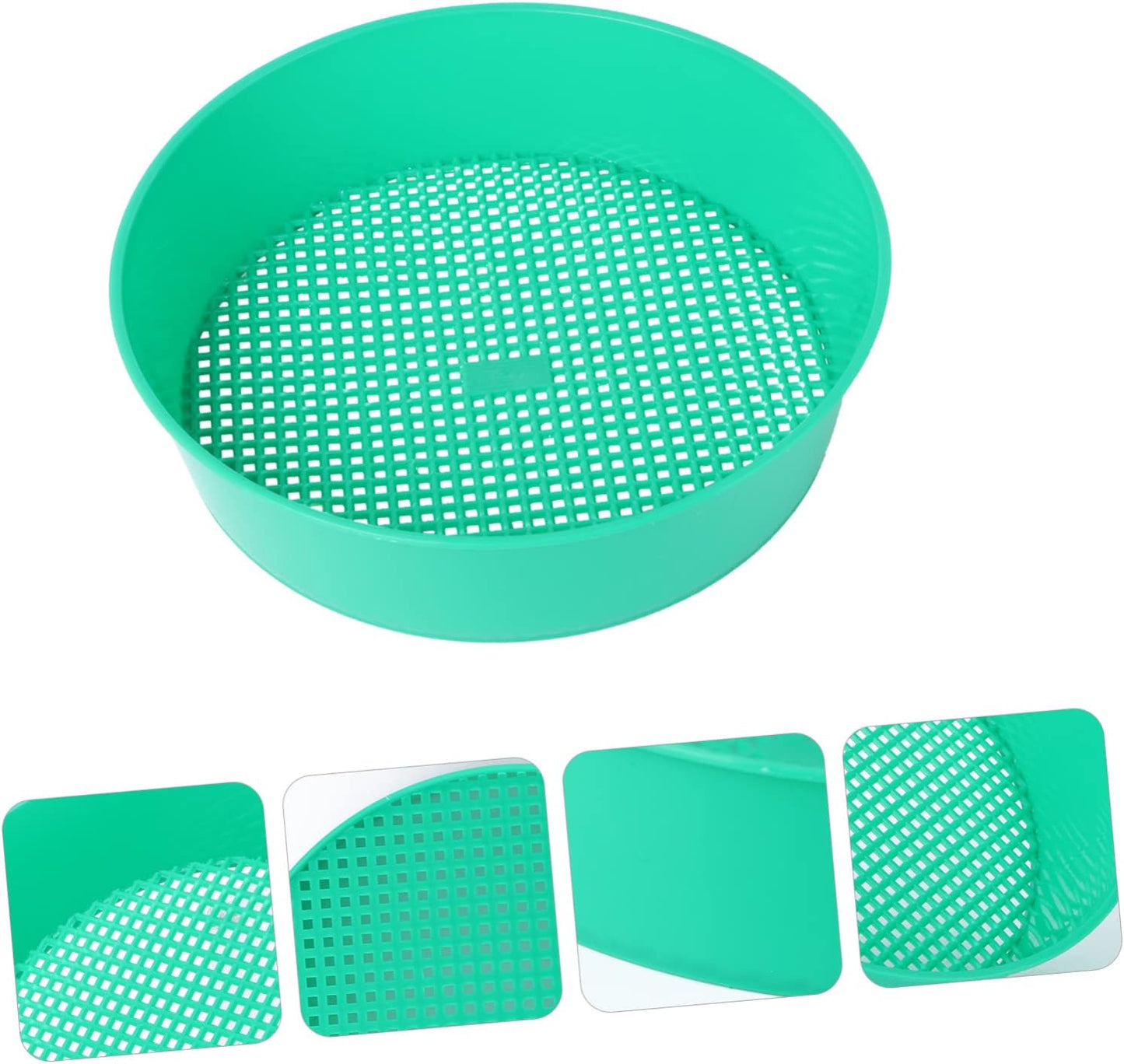 Bonsai Tools DIY Tools Mining Sand Sifter Mesh Filter Sifter Plastic Sand Grader Dispenser Gardening Supplies Stone Riddle Plastic Sieve Light