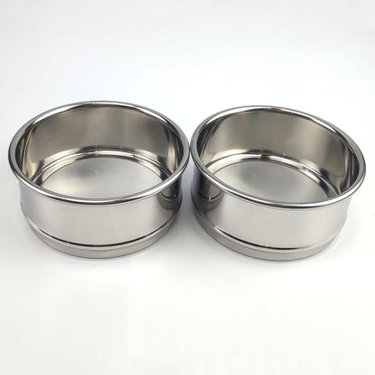 LABALPHA 70 Mesh Lab Sieves, Test Sieve #70 Mesh, 4'' Diameter, 304 Stainless Steel Wire Cloth (0.22mm)