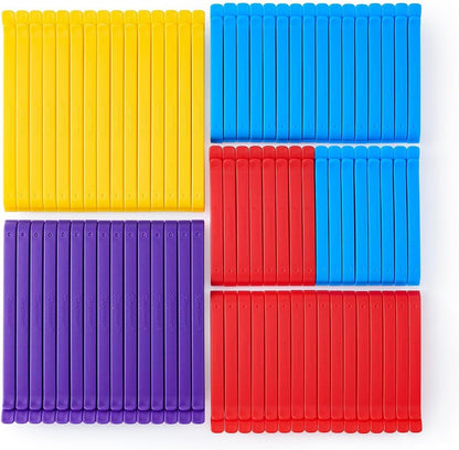 Keenpioneer Decorating/Icing Bag Sealing Clips, 60 Pack, Multipurpose for Food and Snack Storage, 3inch, 4inch and 6inch long