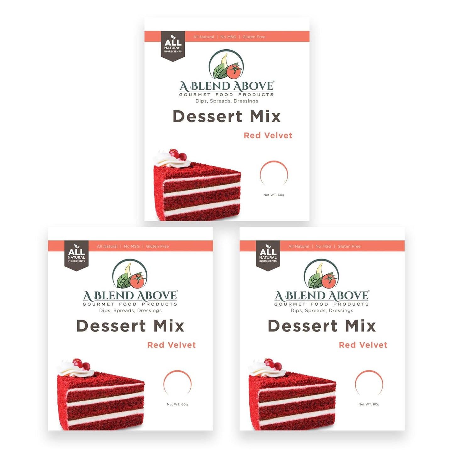 A Blend Above Banana Cream No-Bake Dessert Mix, 3 Pack, No-Bake Cheesecake, Fruit Dip, Dessert Mix, Bagel Topping, Frosting, Cheesecake Filling, Quick and Easy to Make, Makes 16 Ounces, Cream Cheese,
