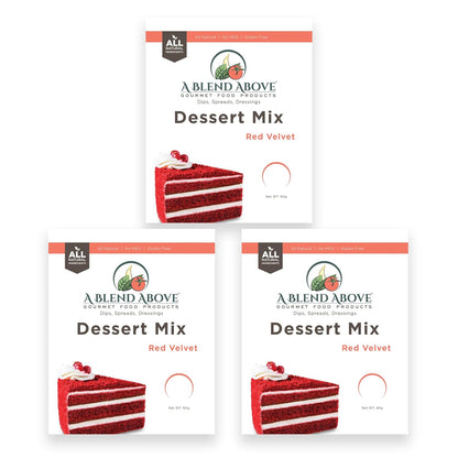 A Blend Above Banana Cream No-Bake Dessert Mix, 3 Pack, No-Bake Cheesecake, Fruit Dip, Dessert Mix, Bagel Topping, Frosting, Cheesecake Filling, Quick and Easy to Make, Makes 16 Ounces, Cream Cheese,
