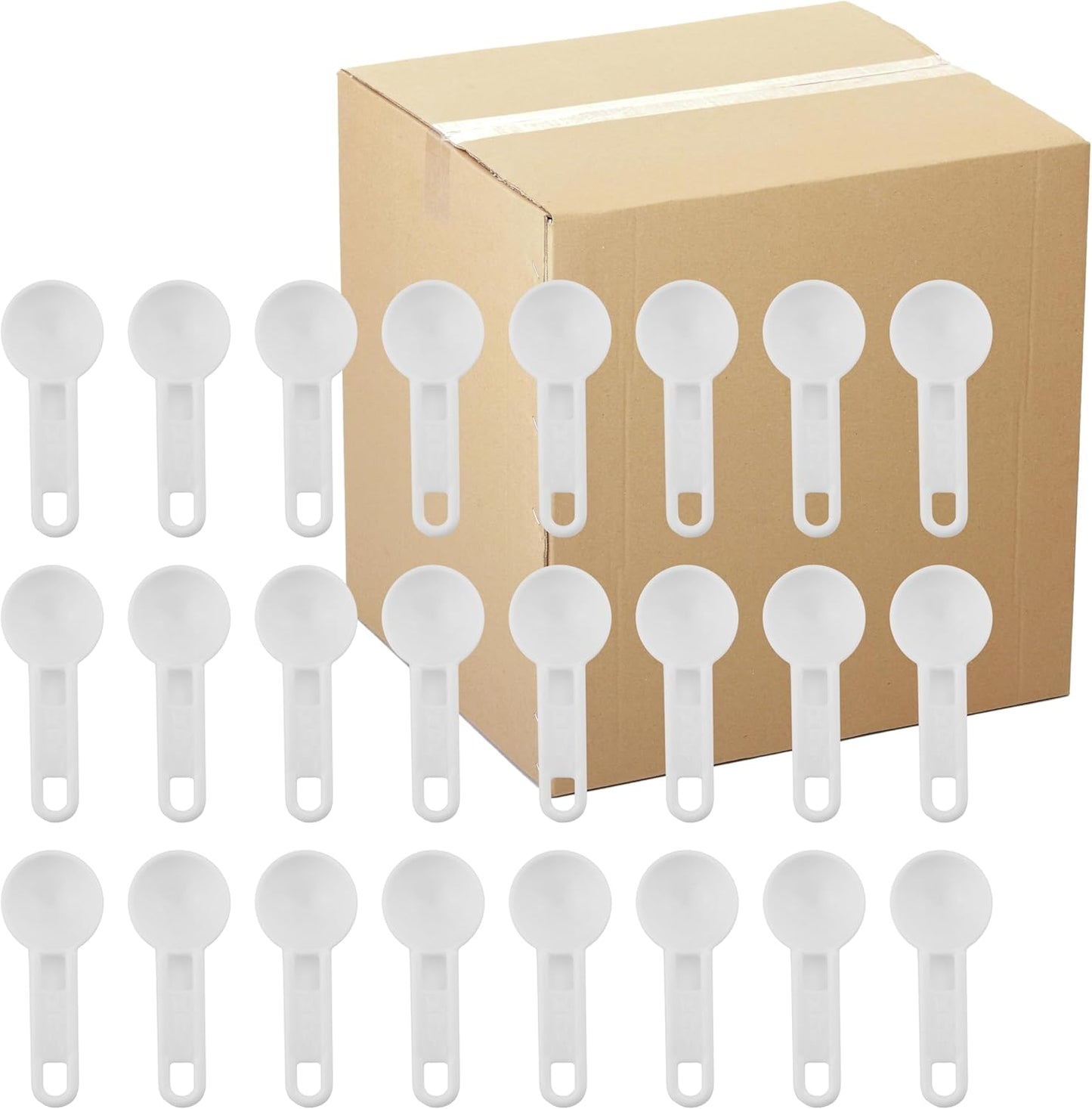 Cornucopia Brands Bulk Pack of Teaspoon Measuring Spoons (24-Pack); 5 ml / 5 cc Scoops Which Fit Inside a Spice Bottle
