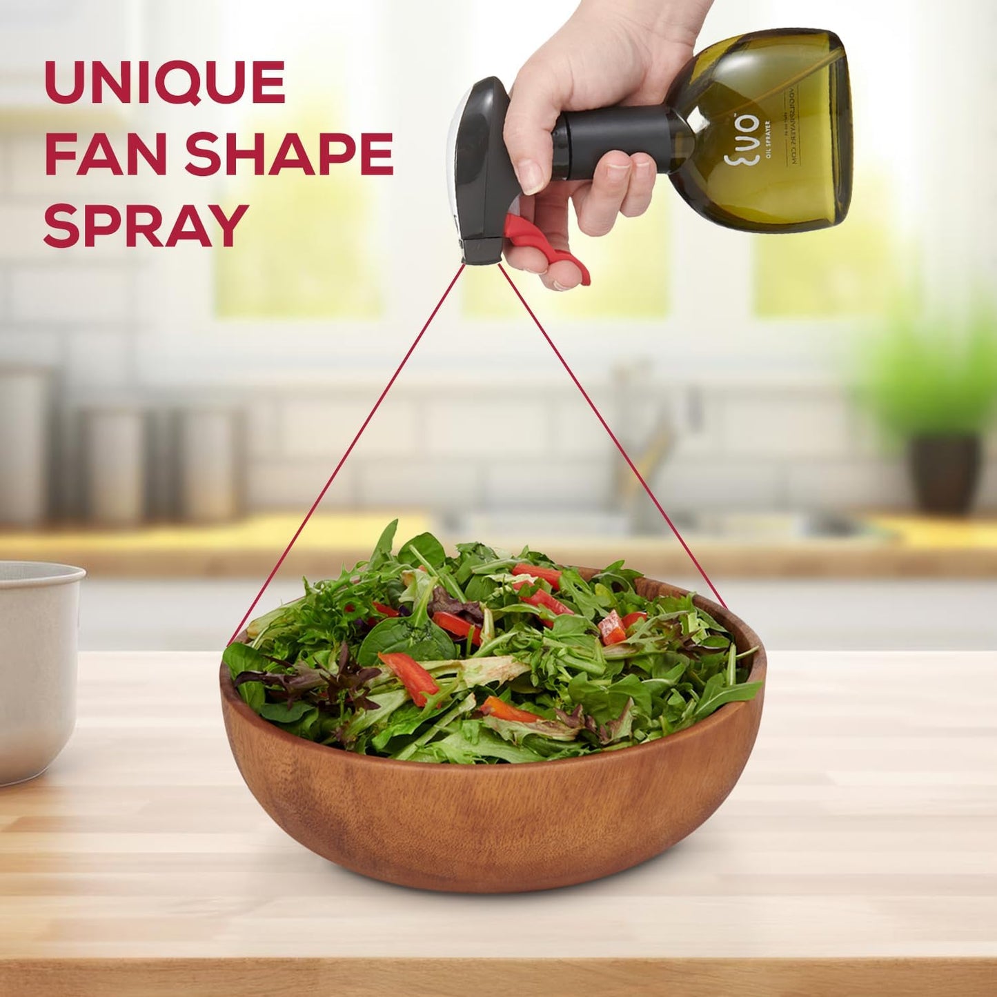 Evo Oil Sprayer Minis, Non-Aerosol for Olive, Cooking Oils, and Vinegars, 8-Ounce Capacity, 1 Each Yellow and Green
