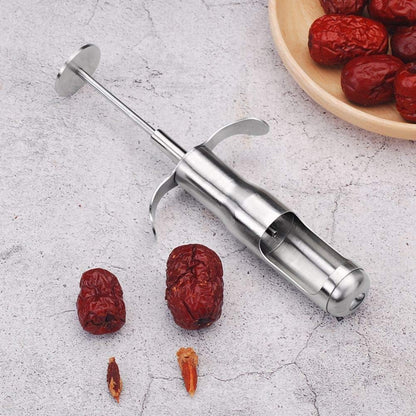Ochine Cherry Pitter Tool Core Remover Olive Portable Red Dates Pitter Corer Cherry Seed Stoner Pitter Stainless Steel Fruit Kitchen Gadget Tools