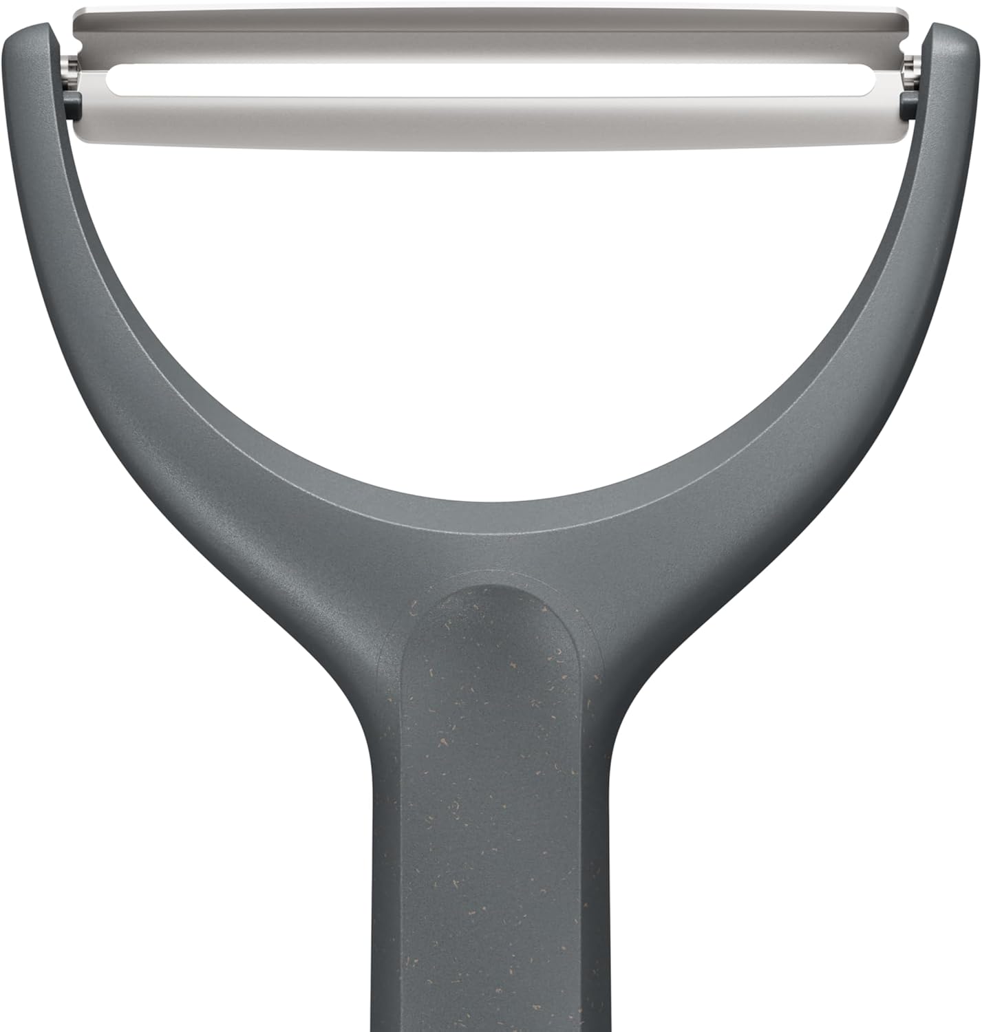 Zyliss Swivel Peeler – Ultra-Sharp Stainless Steel Blade for Potatoes, Carrots & Soft Fruits – Ergonomic Wheatstraw Grip – Built-in Eye Cutter & Safety Cover – Dishwasher Safe – Vegetable Peeler