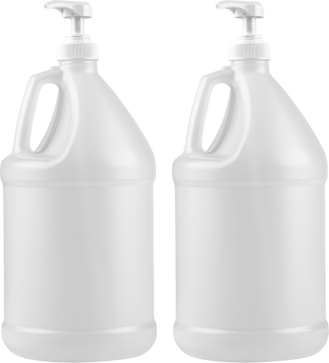 Kitchentoolz 1-Gallon Plastic Jug with Pump Dispenser - Ideal for Epoxy Resin, Laundry Detergent, Liquid Soap, Snow Cone Syrup, Batter