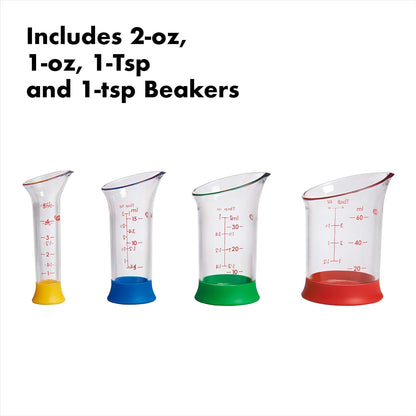 OXO Good Grips 7-Piece Nesting Measuring Beaker Set, Multicolored