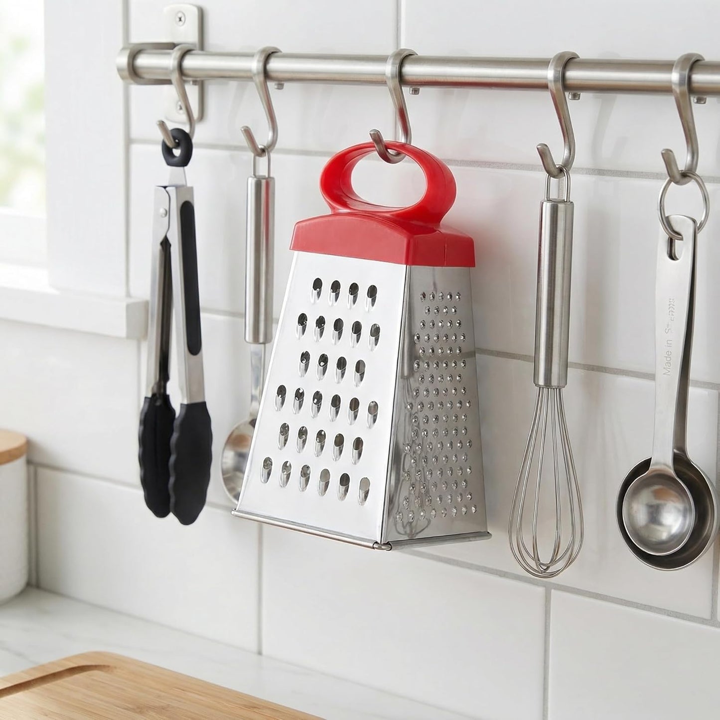 4 Pcs Mini Box Grater for Kitchen, Stainless Steel 4-Sided Food Grater with Handle, Small Manual Cheese Slicer Shredder for Cheese Carrot，Ginger, Garlic, Chocolate