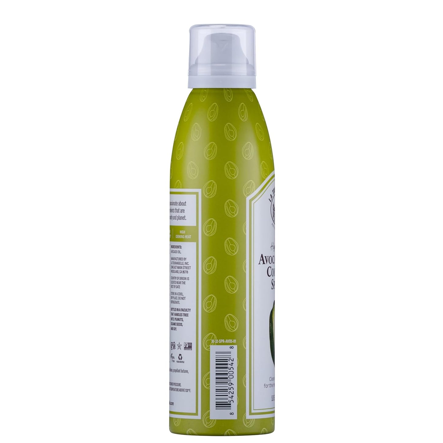 La Tourangelle, Organic Extra Virgin Olive Oil Spray, Cold-Pressed, All-Natural, Artisanal, Great for Cooking, Sauteing, Grilling, 5 Fl Oz