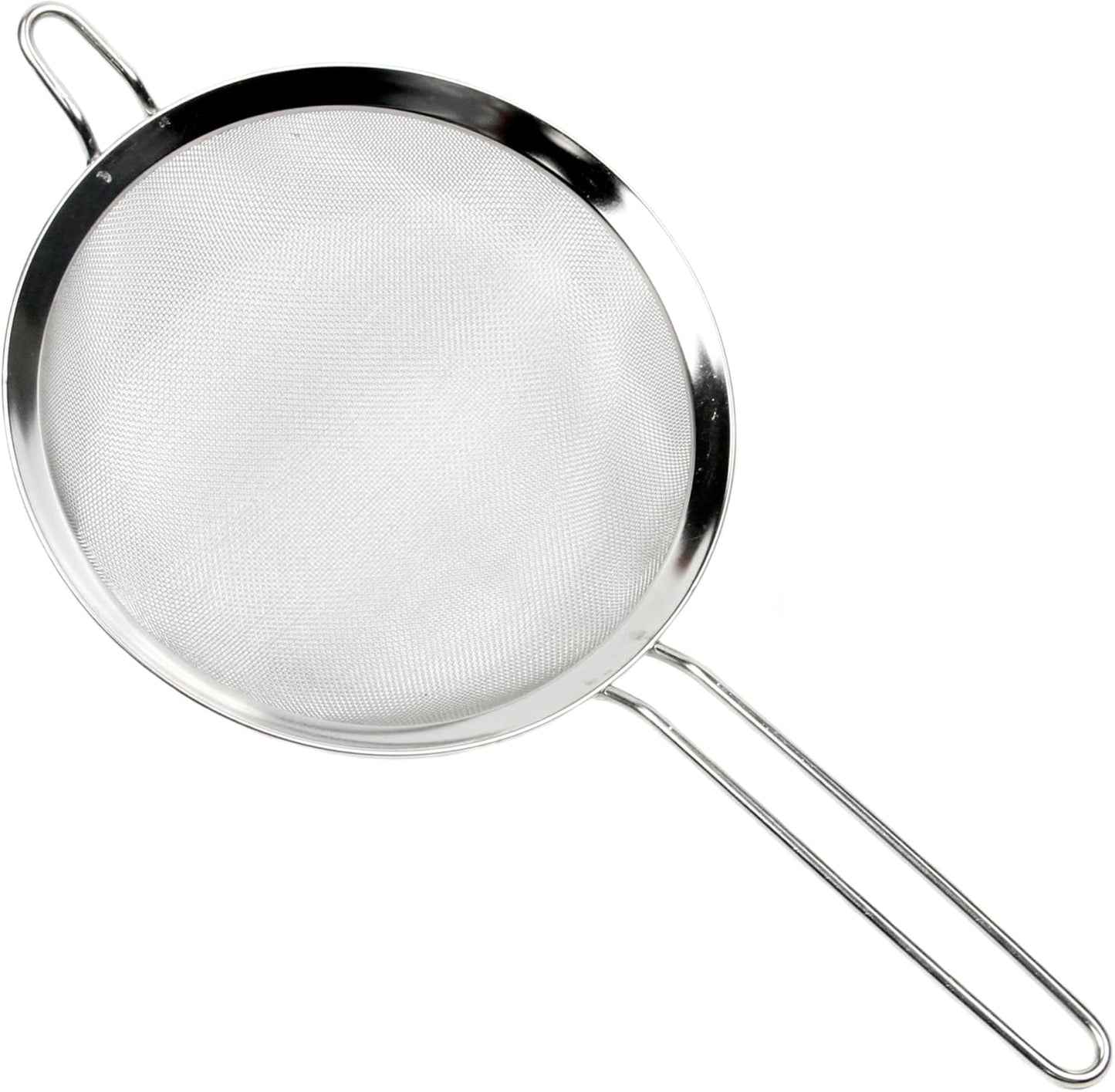 Chef Craft Select Mesh Strainer, 8 inch diameter, Stainless Steel