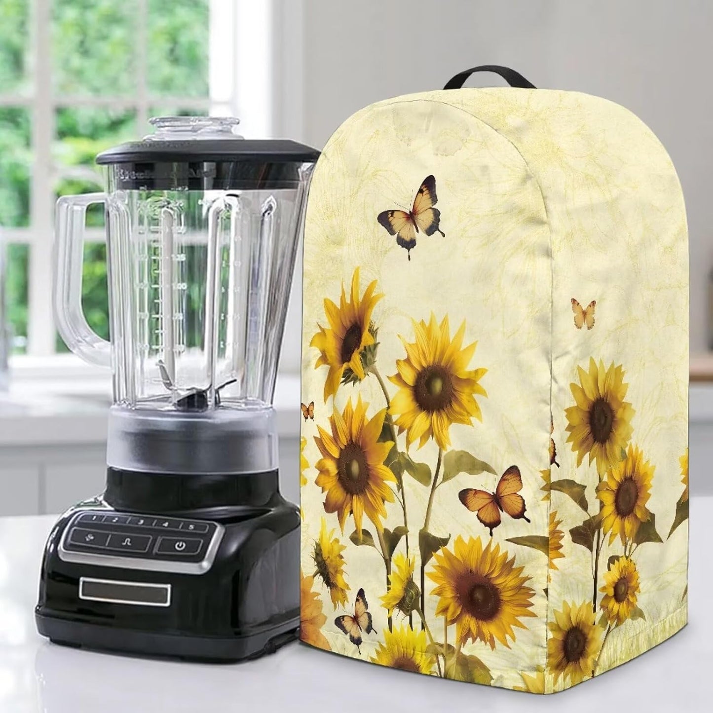 Coffee Pastry Blender Dust Cover with Drawstring Field Stand Mixer or Coffee Maker Cover Anti Fingerprint Polyester Appliance for Home Kitchen Decor