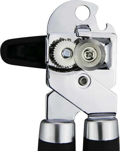 Can Opener, 3-in-1 Multifunctional Tin & Can Opener, Manual Kitchen Tool, Professional Ergonomic Heavy Duty Safety Manual Can Opener for Seniors With Arthritis At Hand