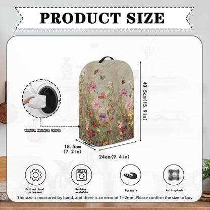 Coffee Pastry Blender Dust Cover with Drawstring Field Stand Mixer or Coffee Maker Cover Anti Fingerprint Polyester Appliance for Home Kitchen Decor
