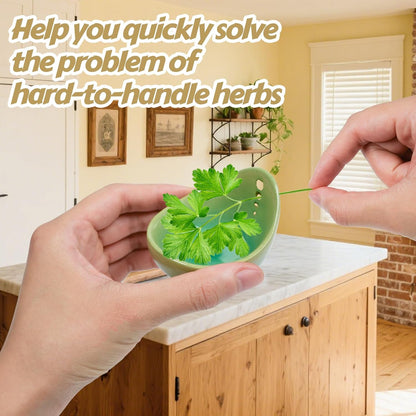 Earthenware Herb Stripping Bowl 2Pack, Pottery Herb Stripper Bowl Handmade, New Earthenware Kitchen Tools Supplies, Multiple Size Holes for Stripping Herbs, Rosemary, Thyme(3.94"x3.35"x2.28")