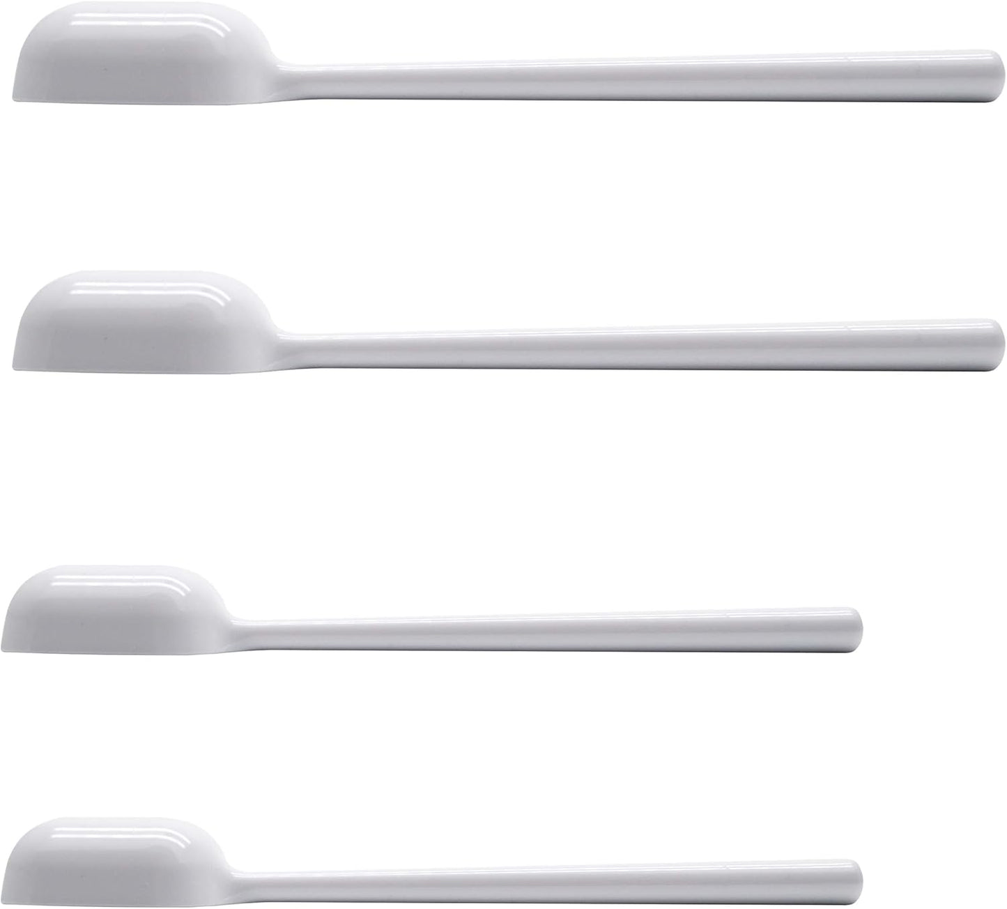 EIKS 4 sets Long Handle Teaspoons Measuring Spoons for Dry and Liquid Ingredients Use in Kitchen Cooking Baking Coffee