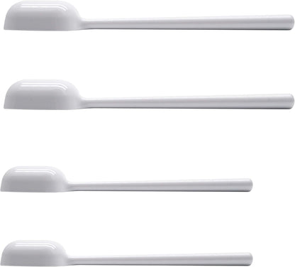 EIKS 4 sets Long Handle Teaspoons Measuring Spoons for Dry and Liquid Ingredients Use in Kitchen Cooking Baking Coffee