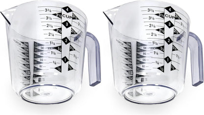 Chef Craft Select Plastic Measuring Cup, 2 Cup, Clear