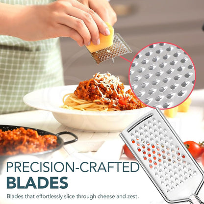 4 PCS Cheese Grater,Stainless Steel Cheese Shredder,Lemon Vegetable Slicer Food Shredde for Kitchen Gadgets(4-sided)
