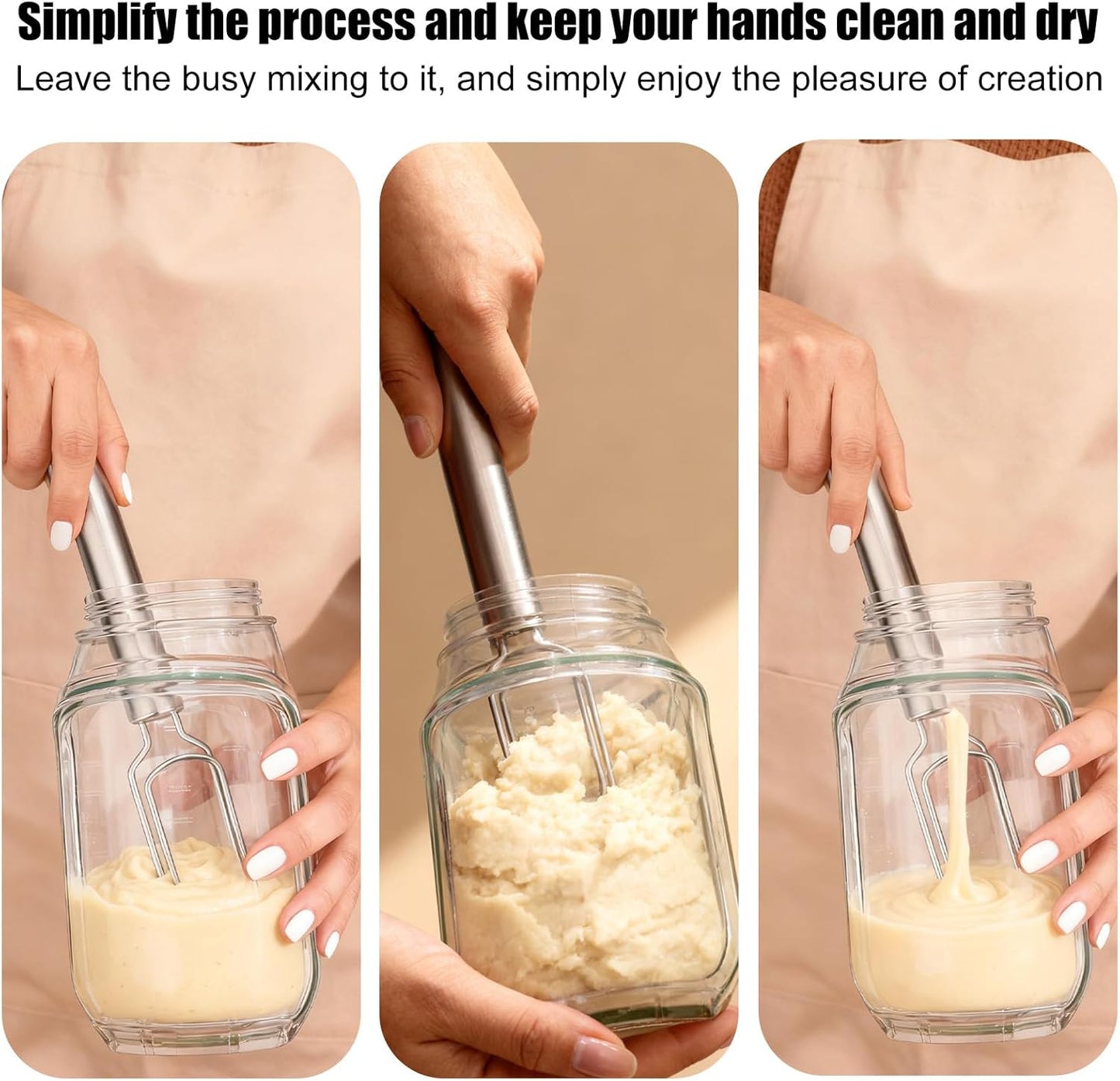 Danish Dough Whisk for Sourdough Starter, 30cm/12in Stainless Steel Dutch Bread Whisk & Dough Hook Mixer Tool Reaches Jar Bottom for Pizza Cooking Baking Dishwasher Safe