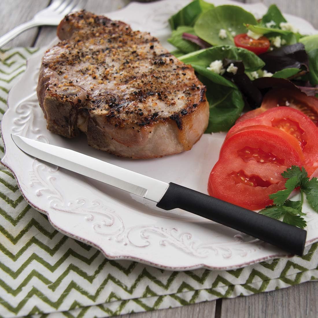 Rada Cutlery Cooking Essentials Gift Set (S49), 3-Piece Knife Set, Stainless Steel Blades, Silver Handle