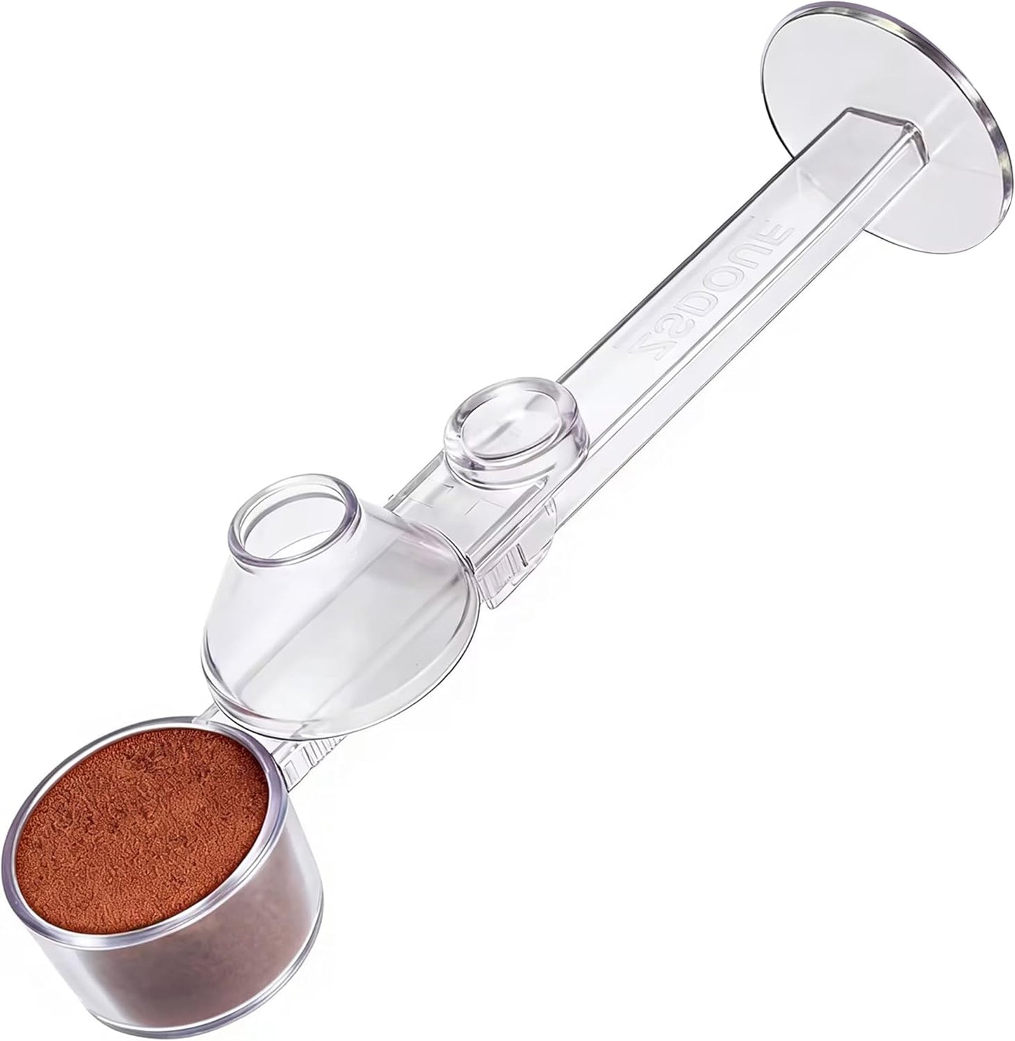 Coffee Scoop 2Tbsp & 51mm Espresso Tamper - BPA-Free PCTG Scoop Funnel,Precise for Coffee/Protein/Powder/Hot Cocoa,Fits K-Cups&Formula Dispensers(Natural,1Pack)
